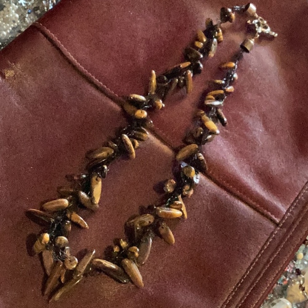 Handmade Tiger eye necklace